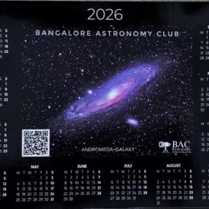 2026 Calendar Fridge Magnet - Andromeda Galaxy