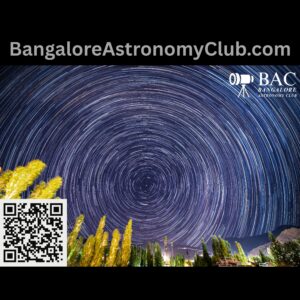 Fridge Magnet - Startrails Leh