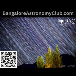 Fridge Magnet - Startrails Nubra